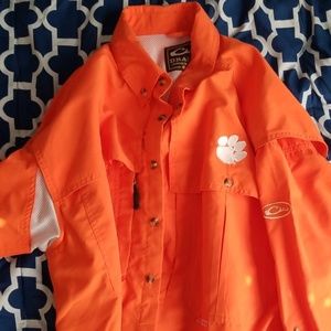 Drake Clemson Gameday Button up